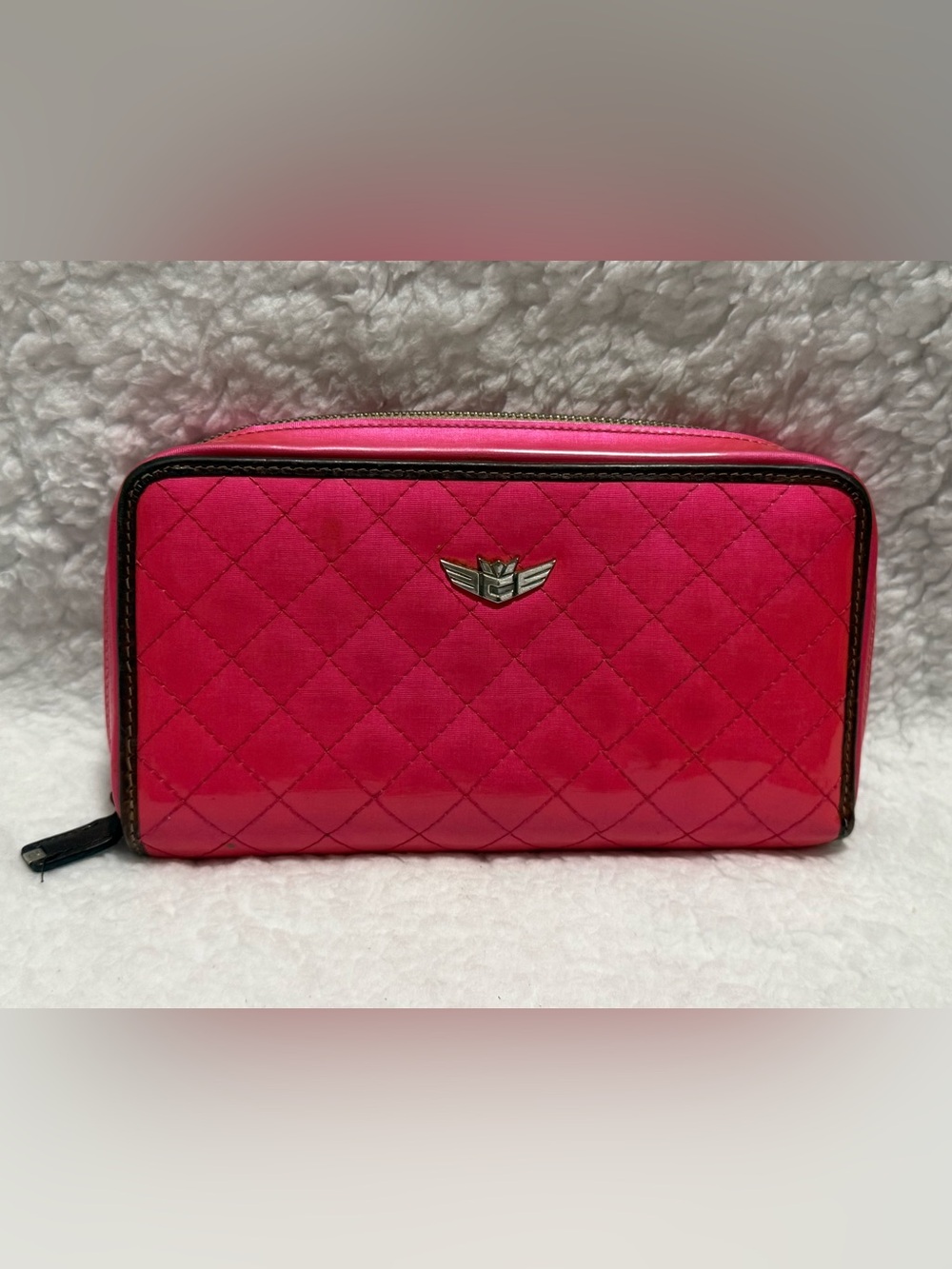 Consuela Candy Crush Hot Pink Quilted Wallet